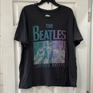 The Beatles Black Abbey Road Tee - Short Sleeve